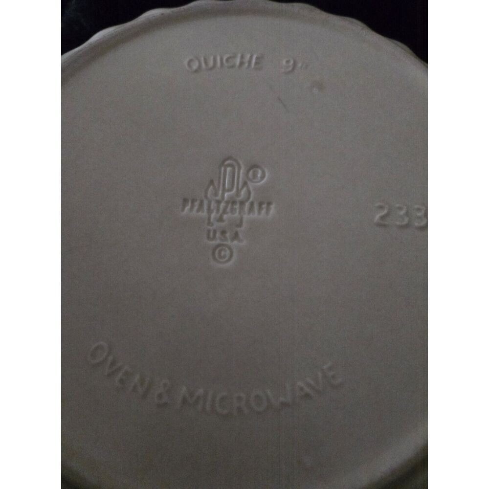 Vintage Pfaltzgraff Village 9 Inch Quiche Baking Dish Stoneware #233 Made in USA - Picture 4 of 4